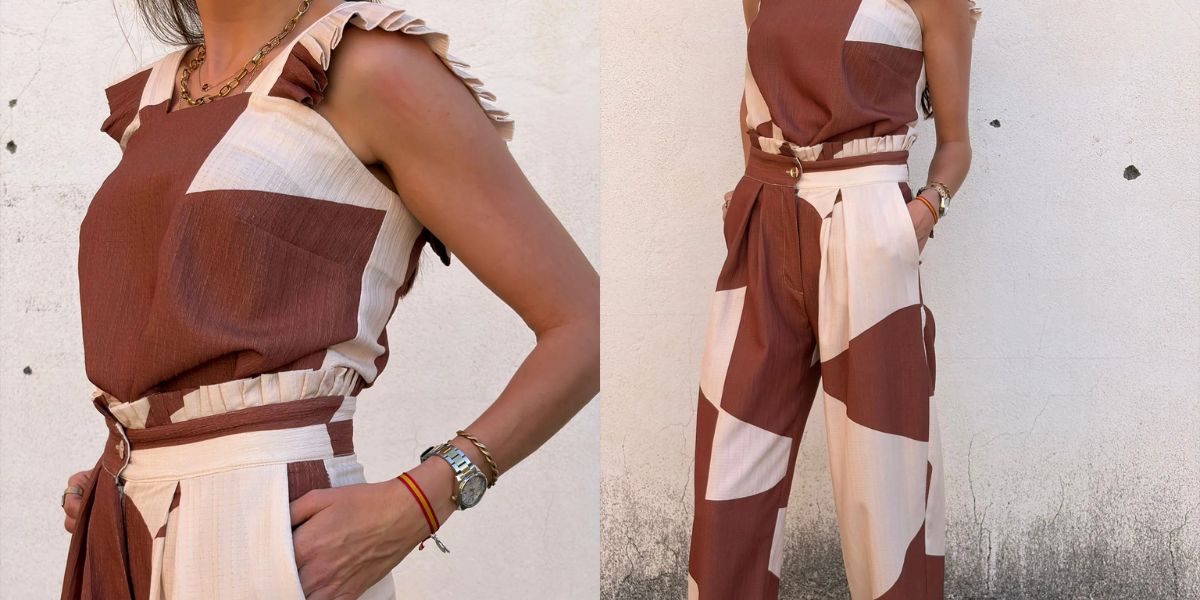 Conjunto falda y top boda