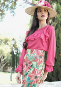 Blusa volantes I Ref. 119-043