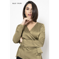 Camisa satén envolvente // REF: 119-291