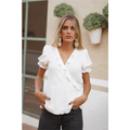 Blusa de gasa con volante I // REF: 122-002