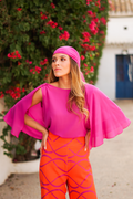 Blusa gasa mangas vuelo I Ref. 123-016