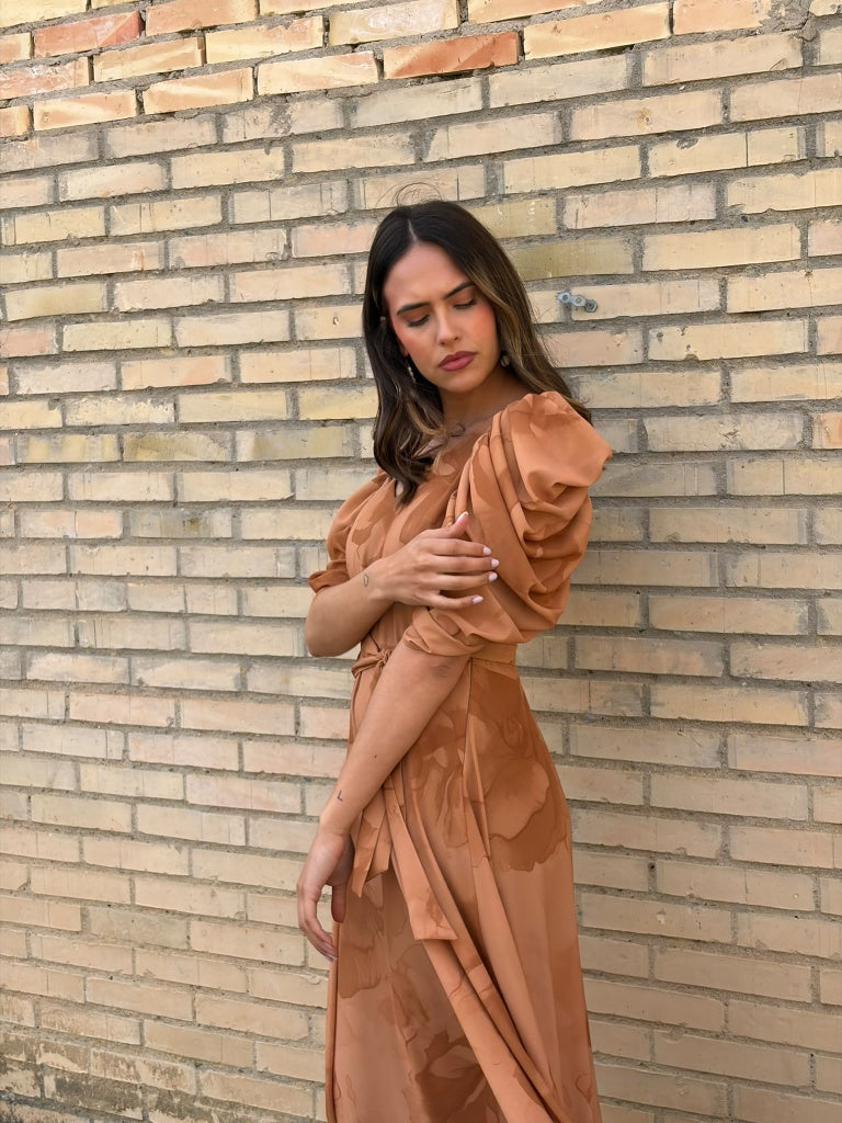 Vestido Manga Fruncida | Ref. 626-056