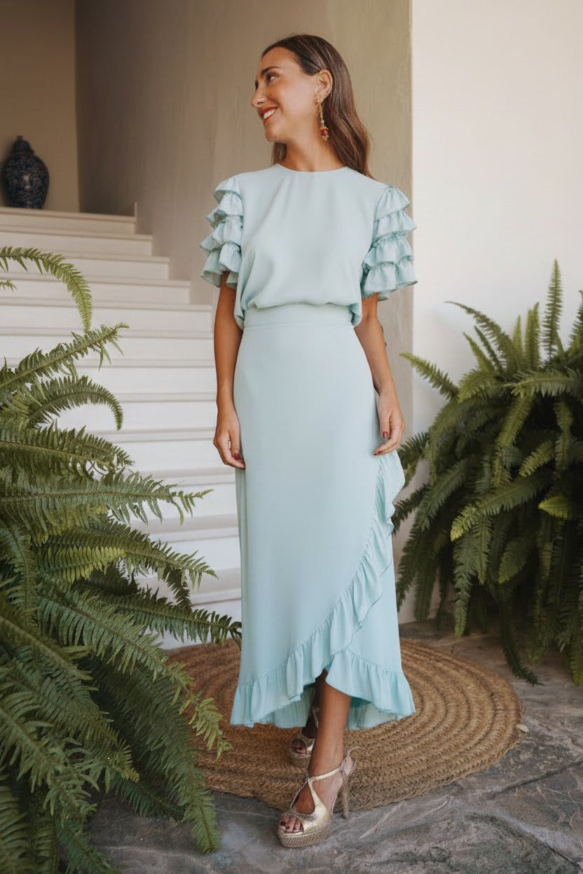 TOTAL LOOK VOLANTES BICOLOR