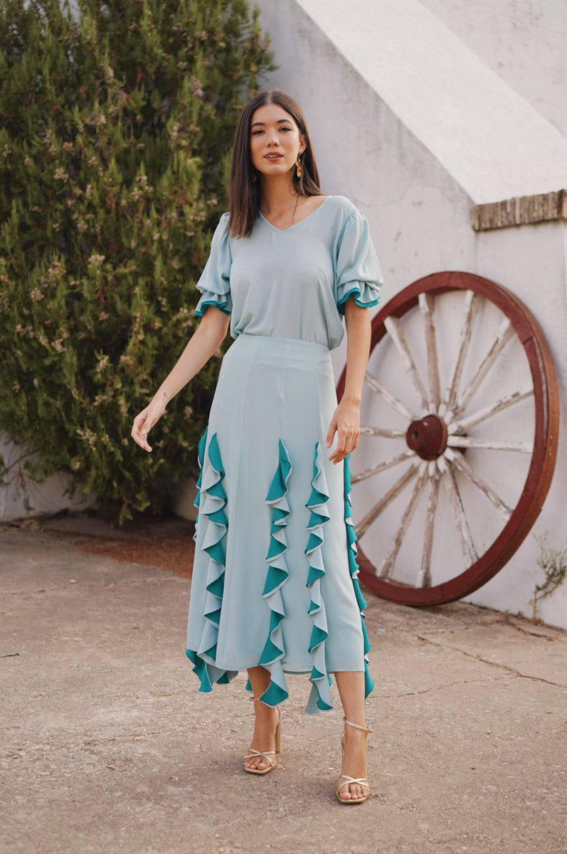 TOTAL LOOK CHORRERA BICOLOR