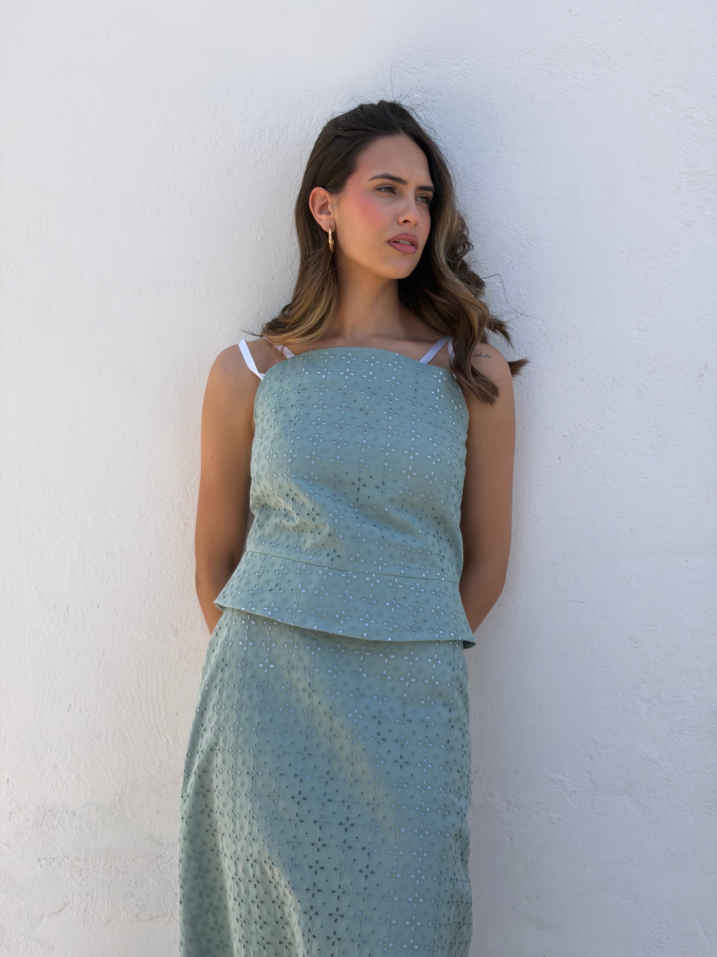 TOTAL LOOK ÁNGELA VERDE JADE