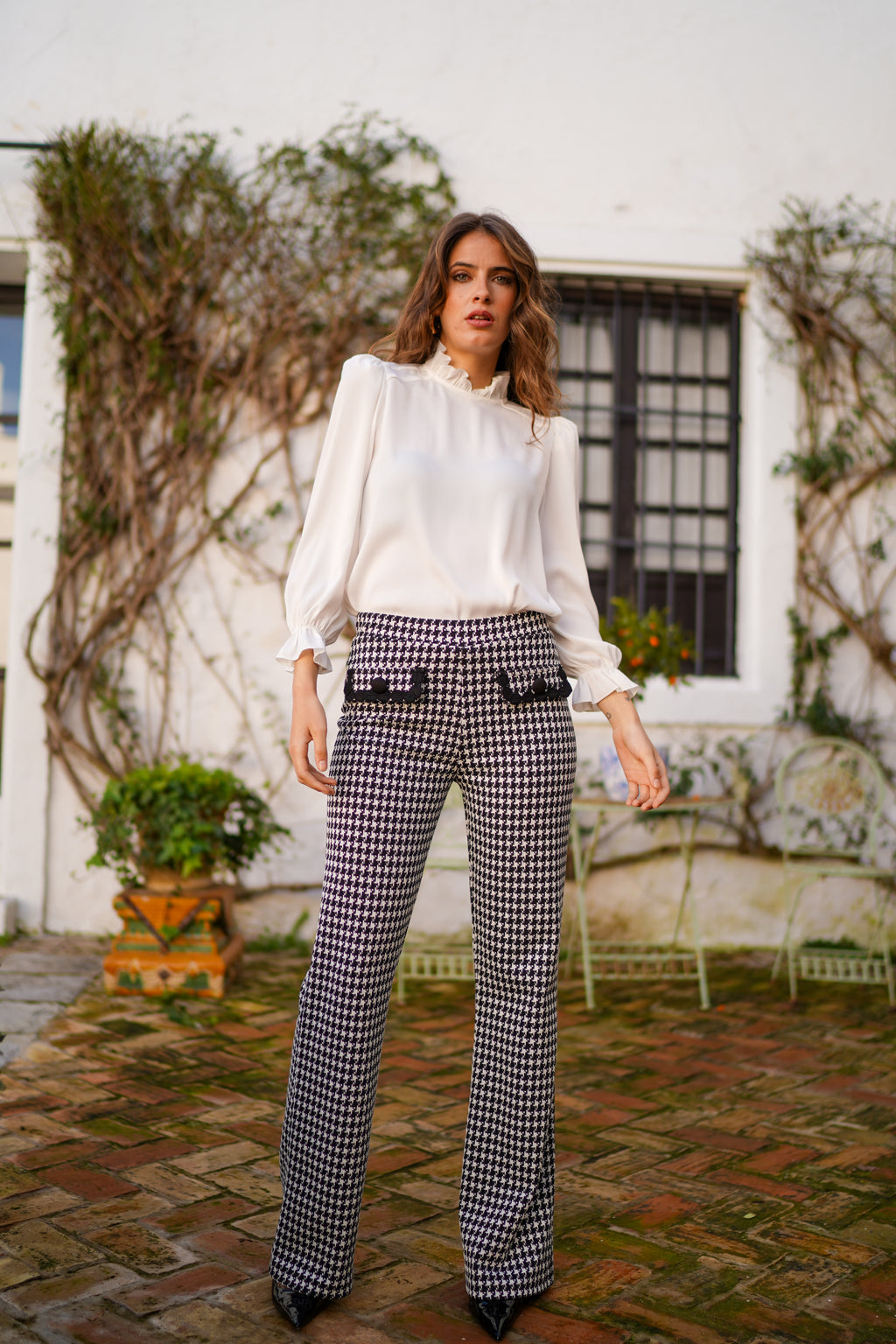 Pantalon carteritas estampado