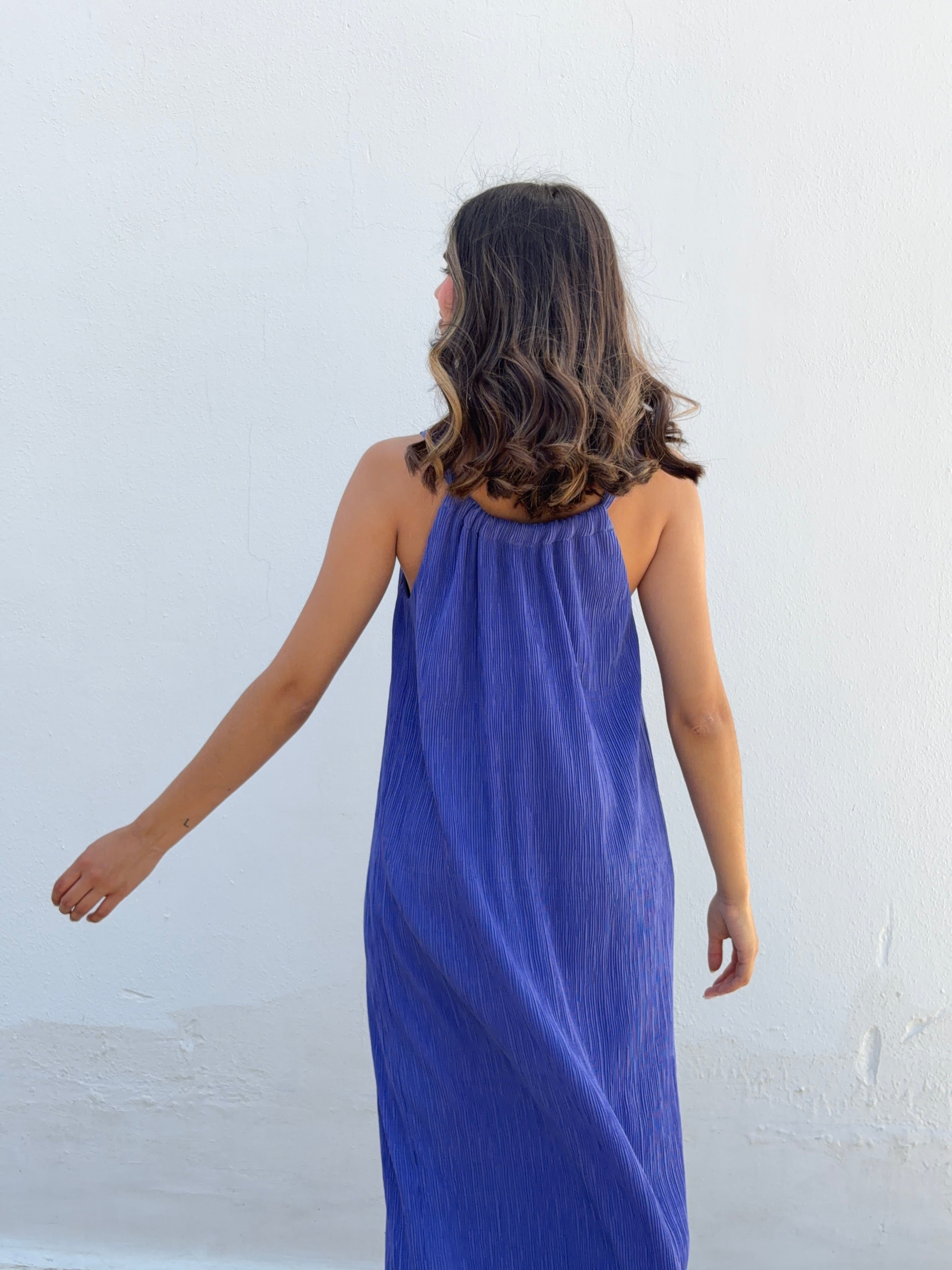 VESTIDO PLISADO LAZADA / PREORDER