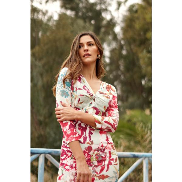Vestido nudo pecho I Ref. 621-017