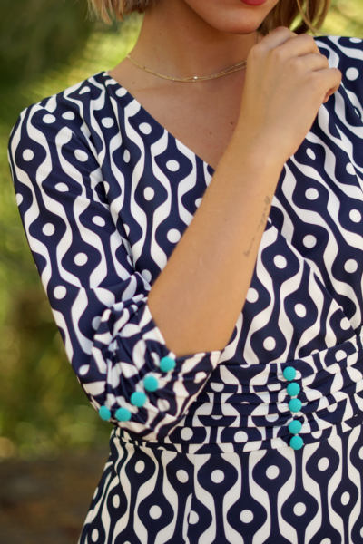 Vestido ojo perdiz I // REF: 622-003