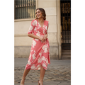 Vestido estampado anudado  I Ref. 622-014