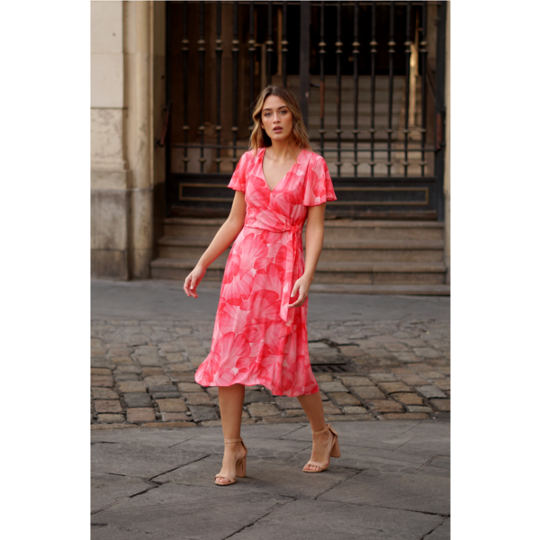 Vestido estampado cruzado I // REF: 622-053