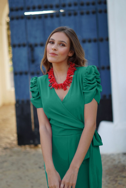 Vestido manga loro cruzado I Ref. 623-009