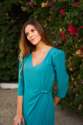 Vestido gasa boton lateral I Ref 623-036
