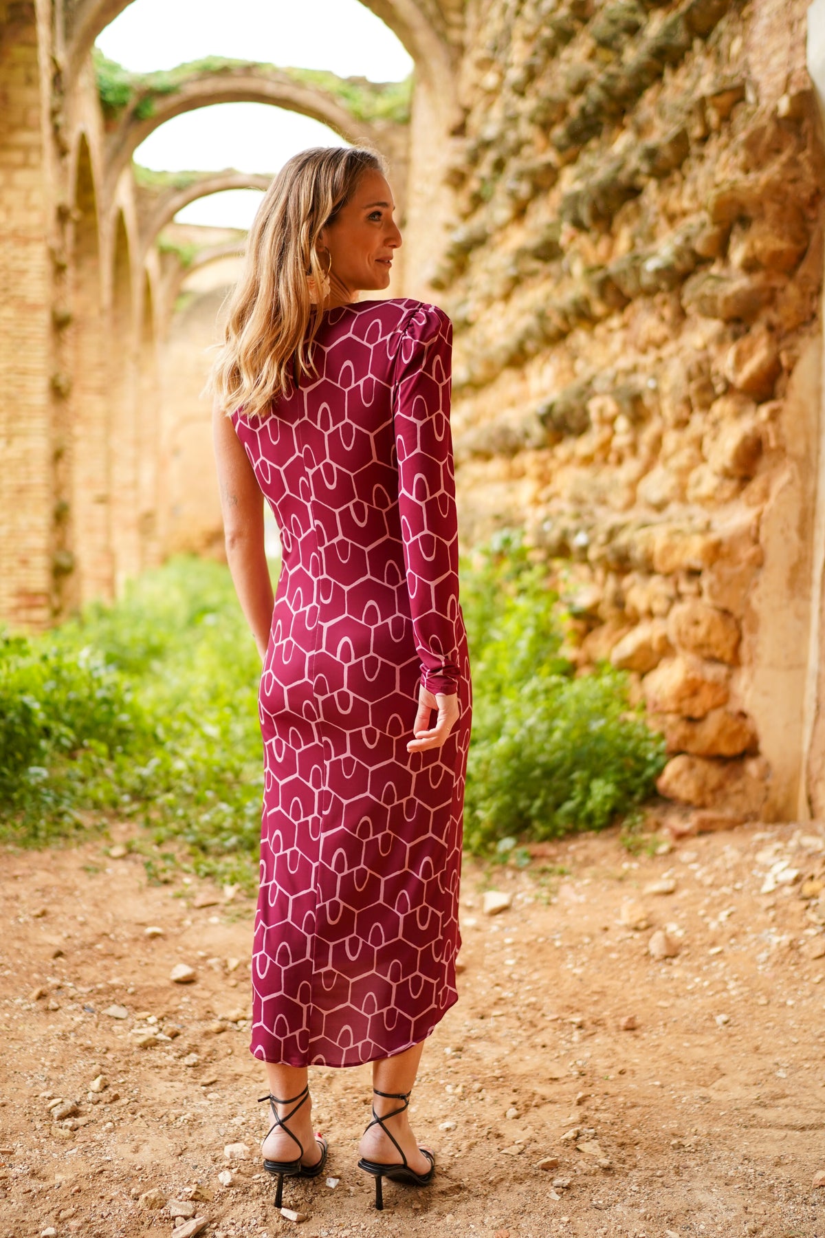 Vestido estampado desigual I Ref. 624-208