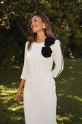 Vestido blanco y negro // REF: 625-025