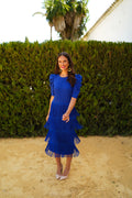 626-010 Vestido Flecos