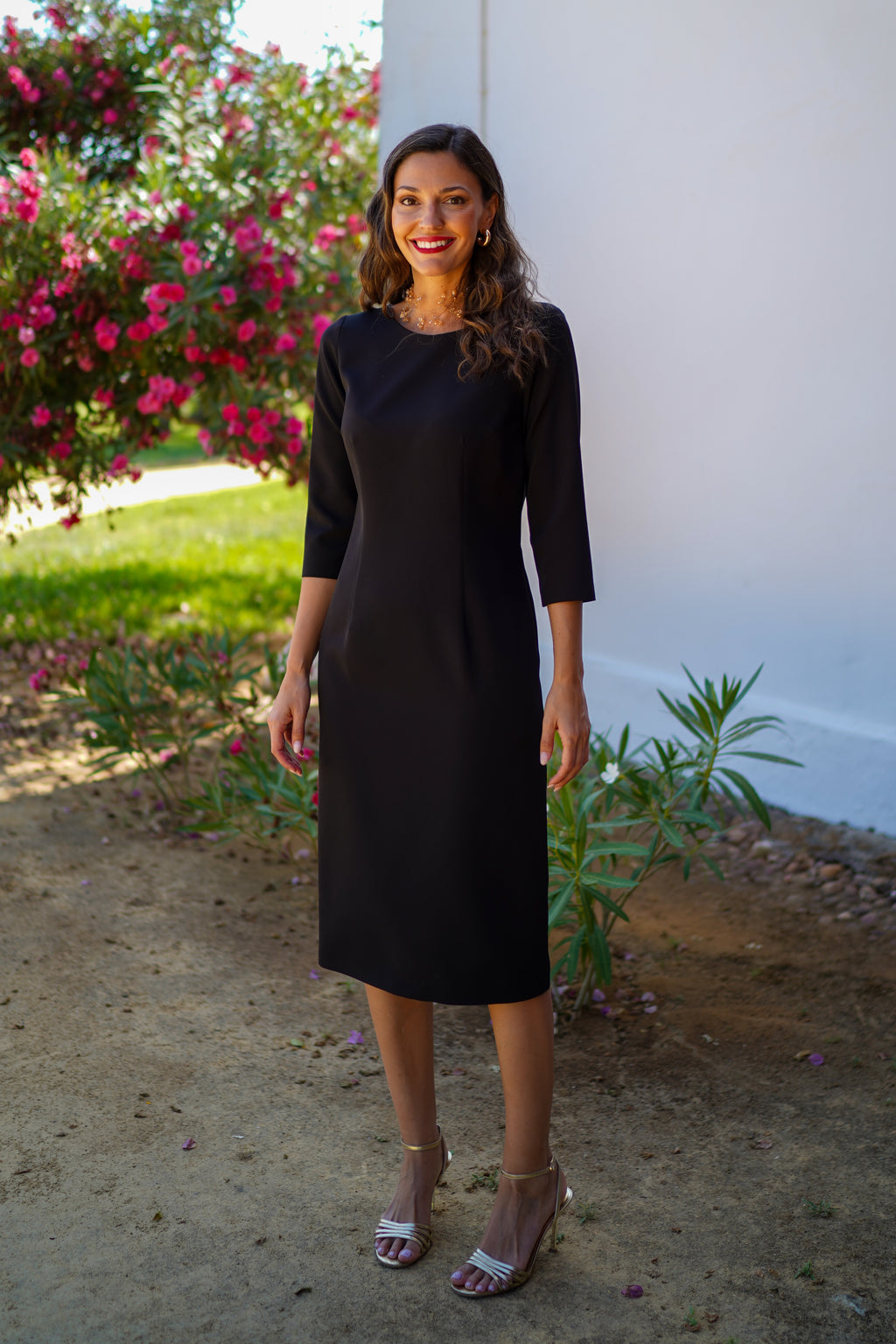 626-021 VESTIDO MANTILLA BASIC
