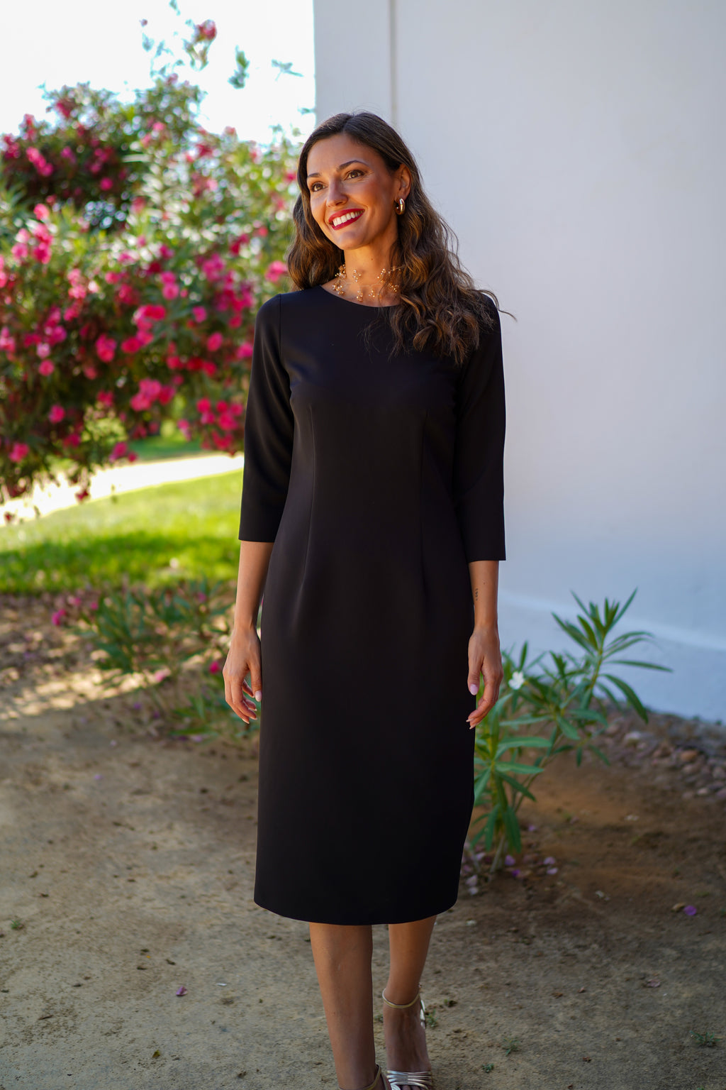 626-021 VESTIDO MANTILLA BASIC