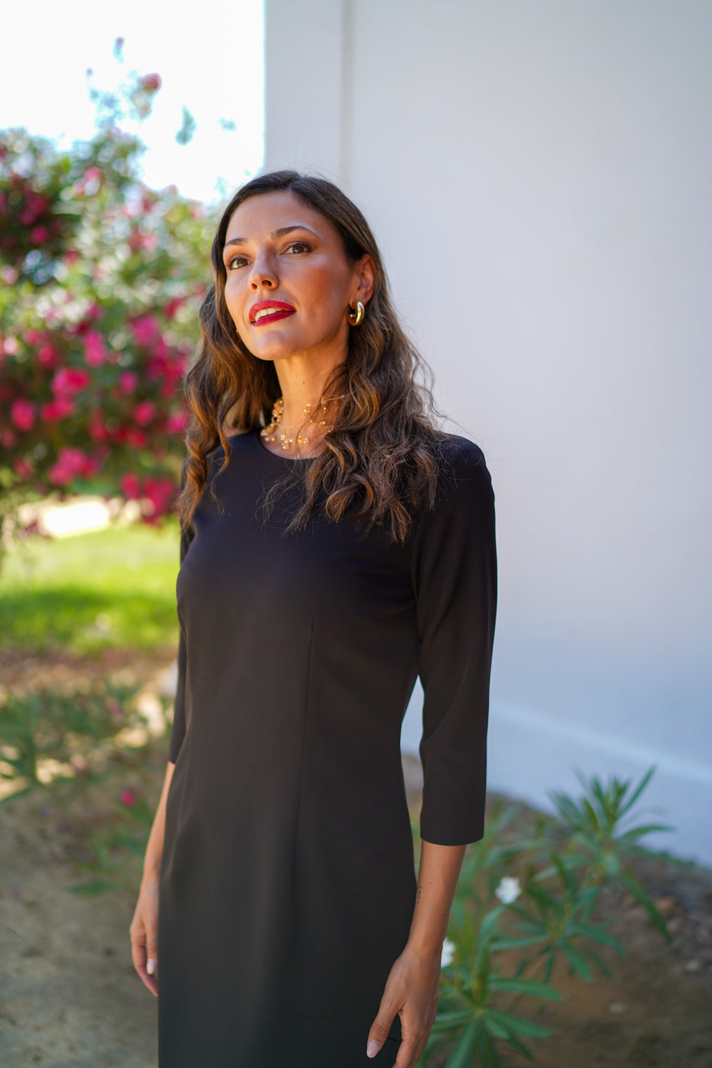 626-021 VESTIDO MANTILLA BASIC