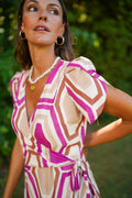 Vestido tulipan estampado 626-043
