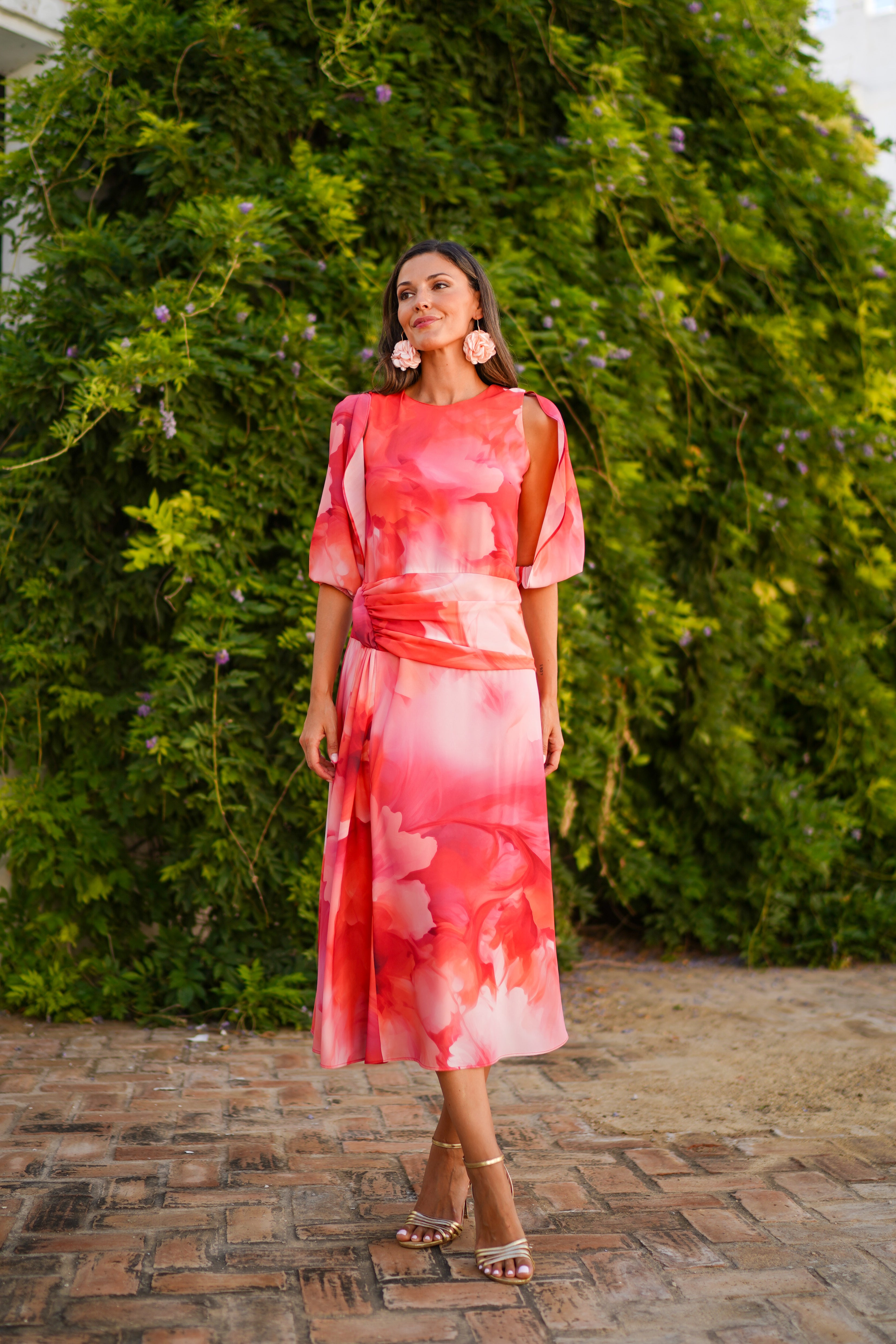 Vestido estampado 626-044
