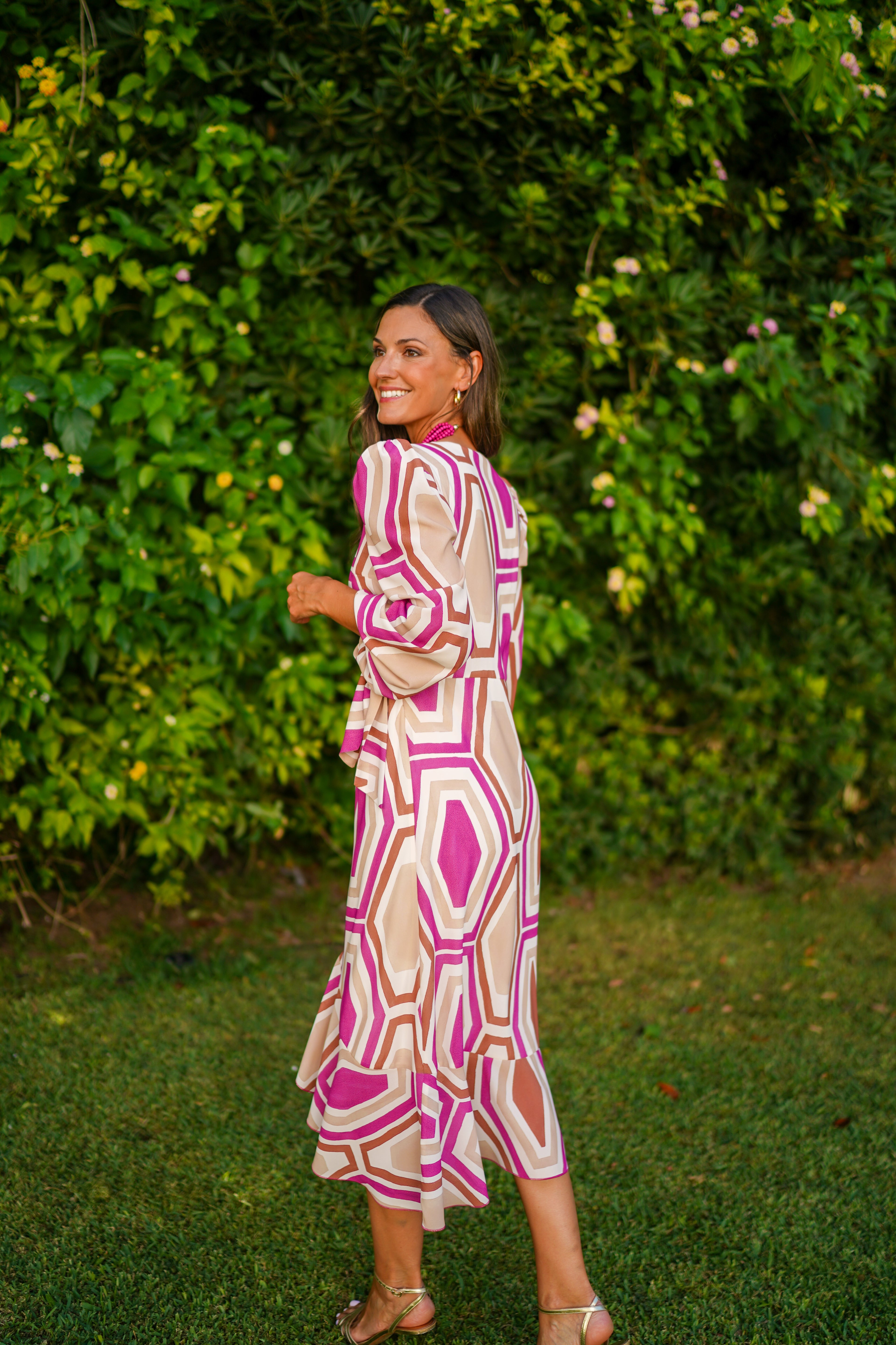 Vestido estampado Ines 626-047