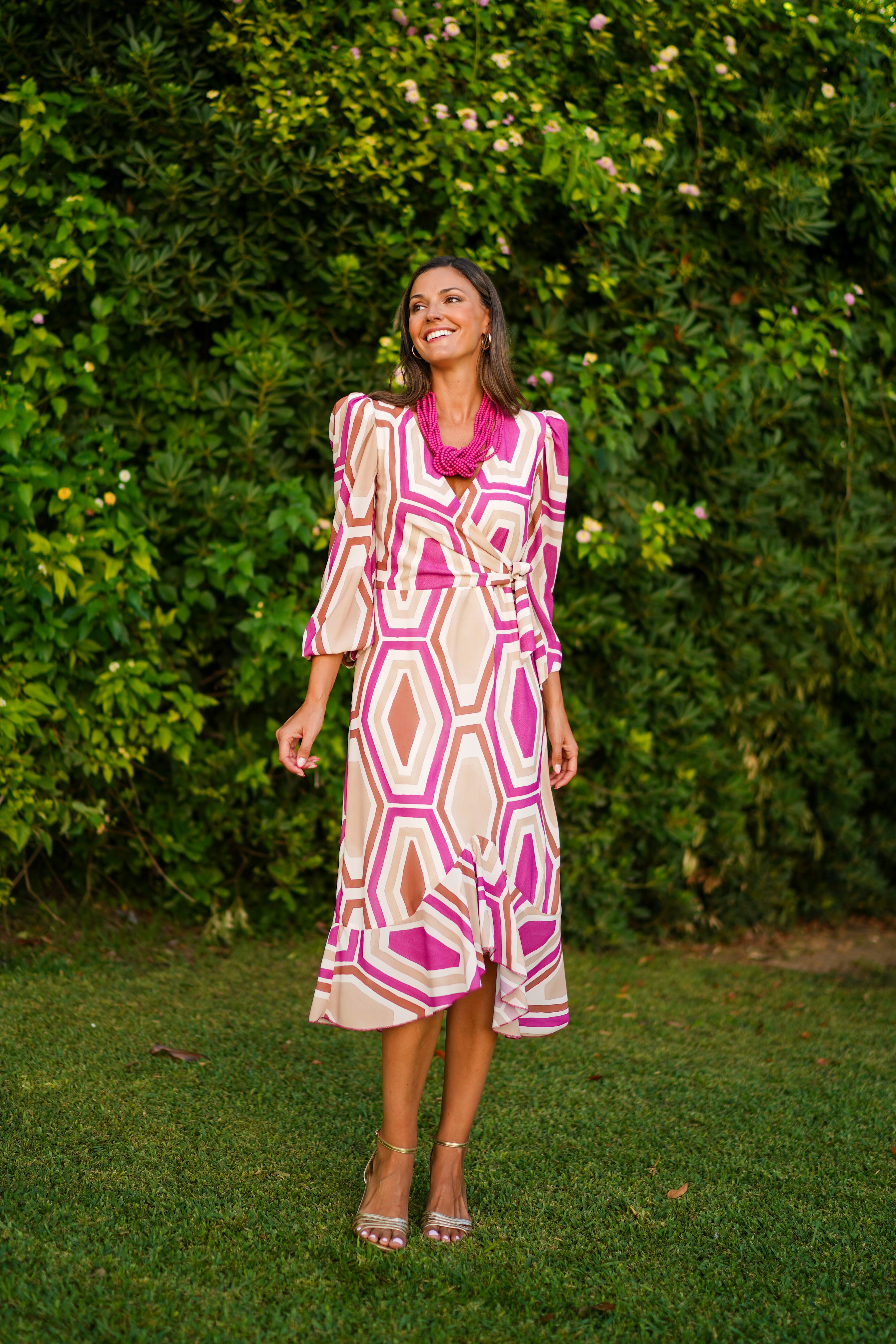 Vestido estampado Ines 626-047