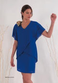 Vestido cruz gasa 69-075