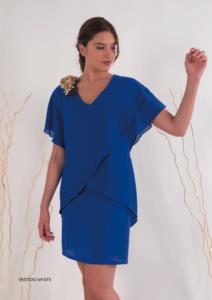 Vestido cruz gasa 69-075