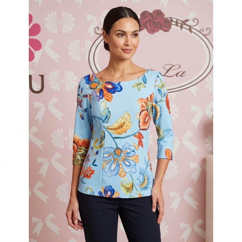 Cuerpo estampado de media manga // REF: 120-030