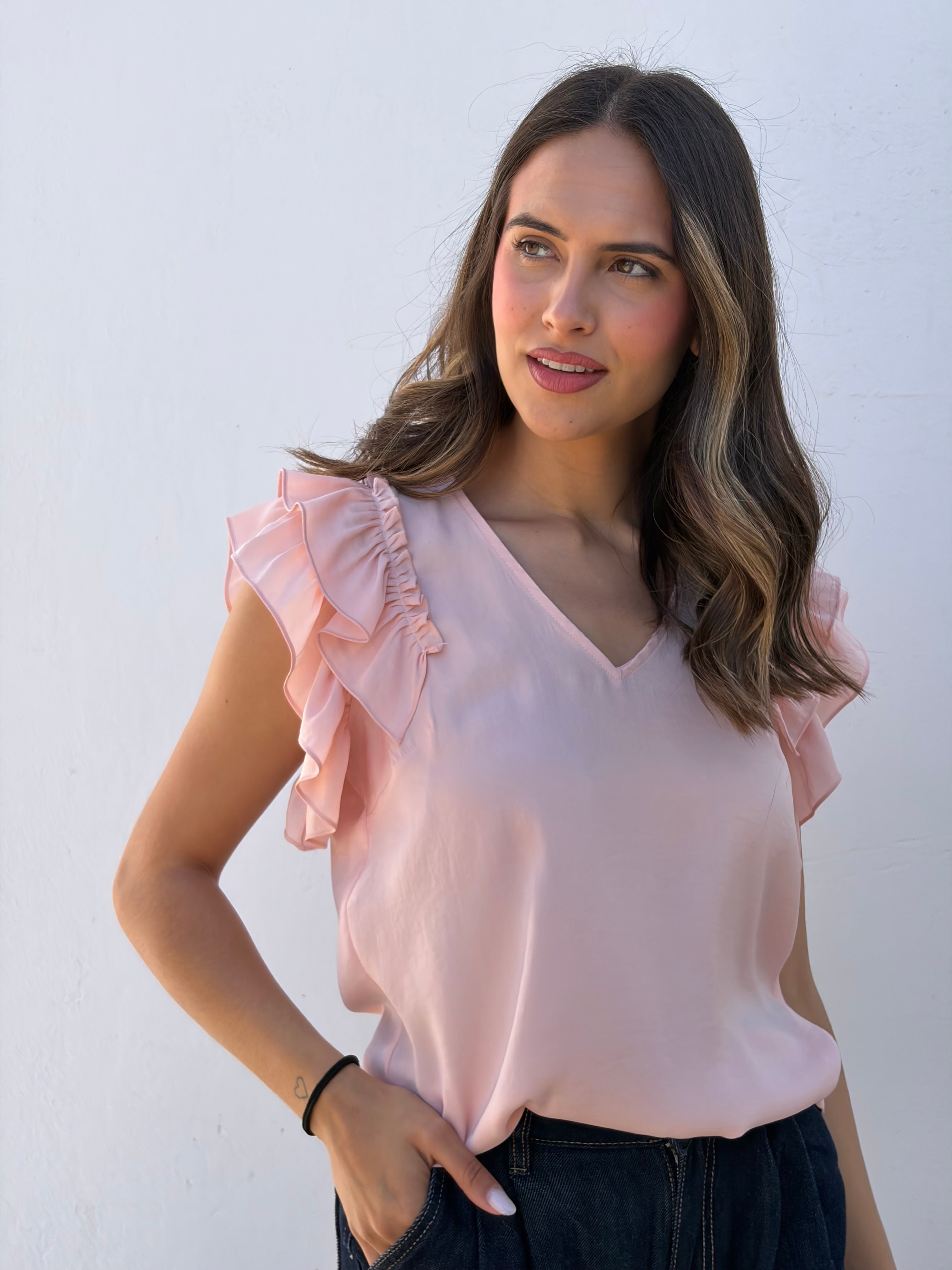 Blusa Volantes