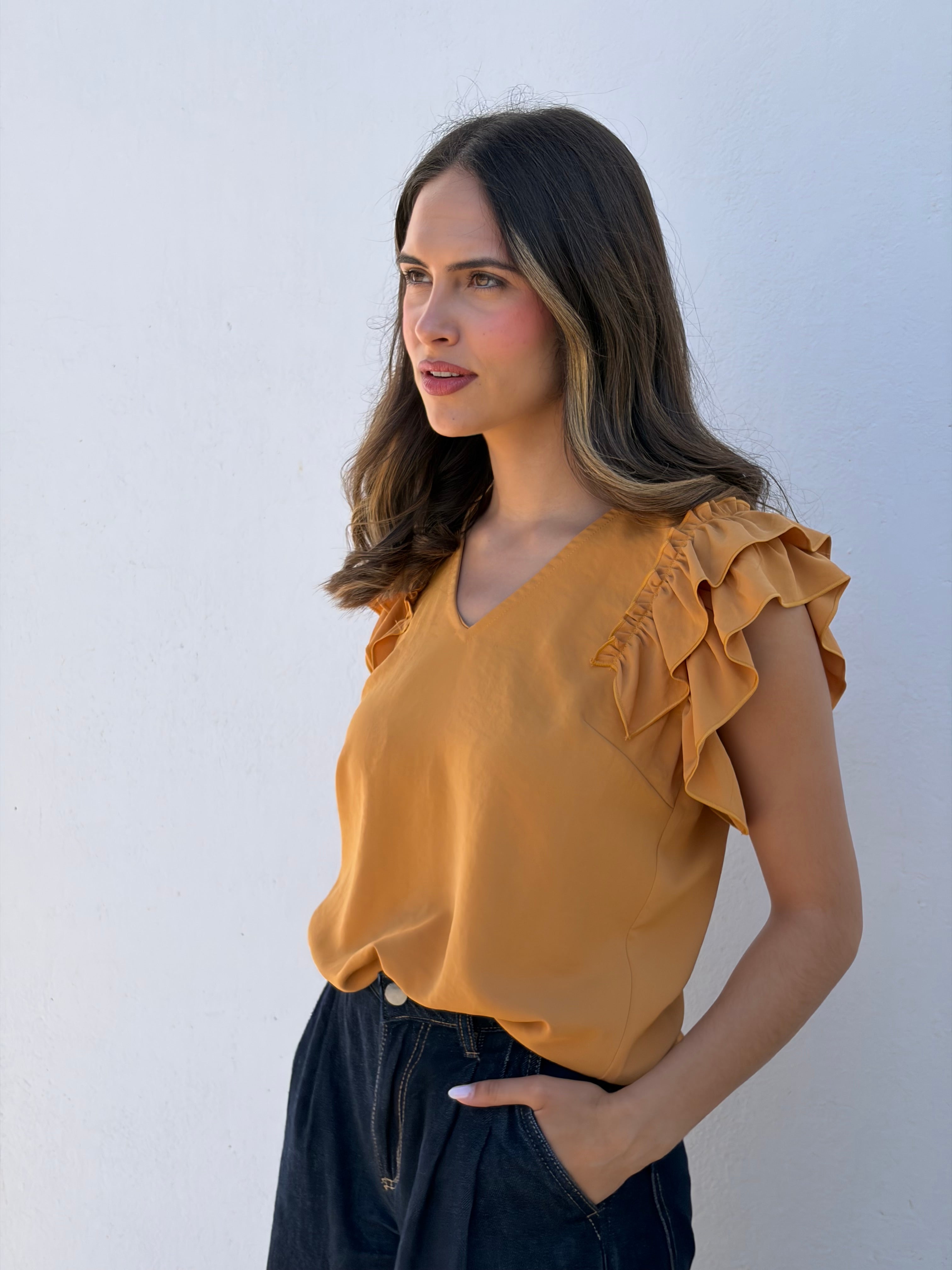 Blusa Volantes