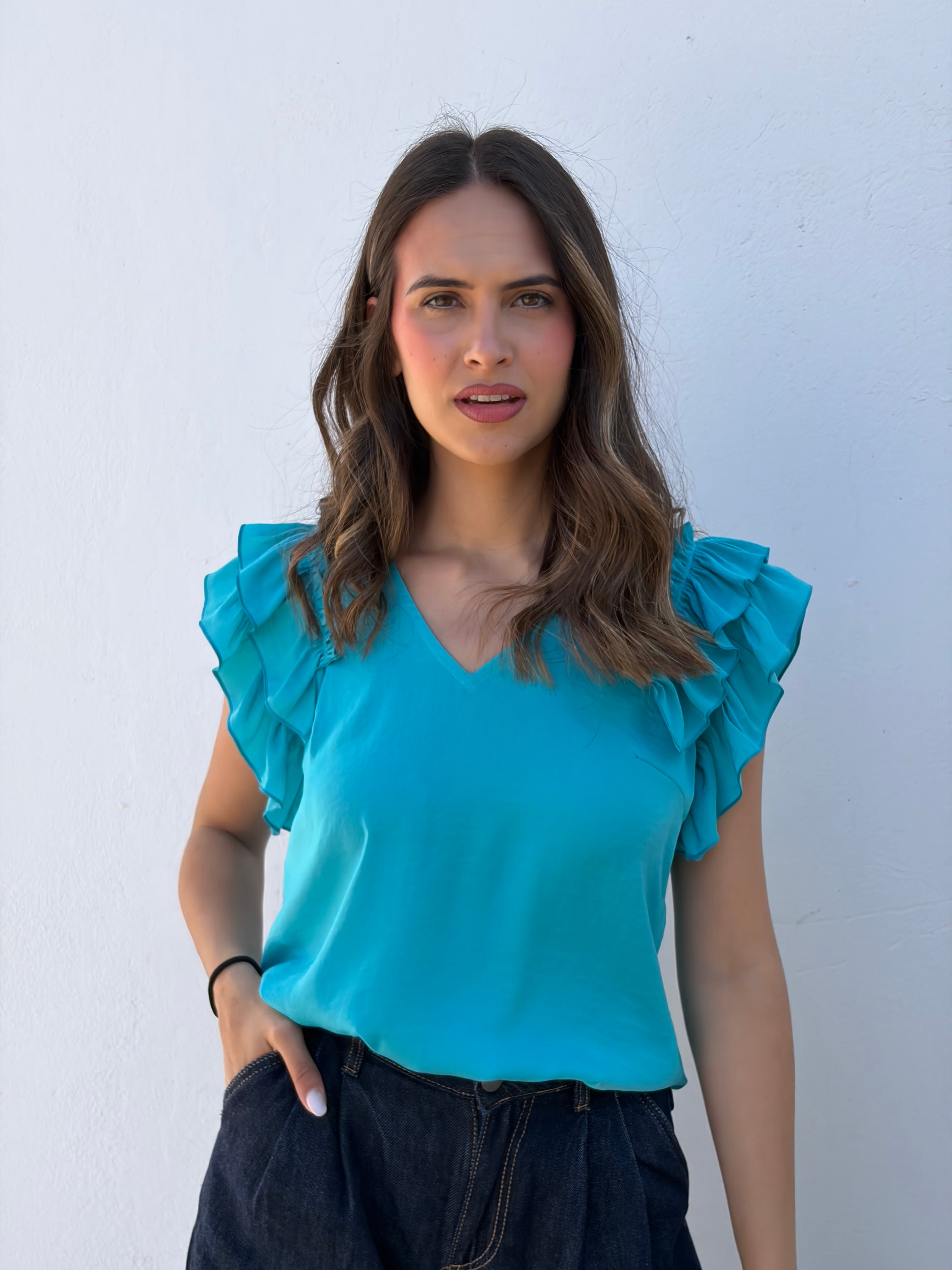 Blusa Volantes