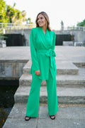 Traje de chaqueta envolvente 324-010