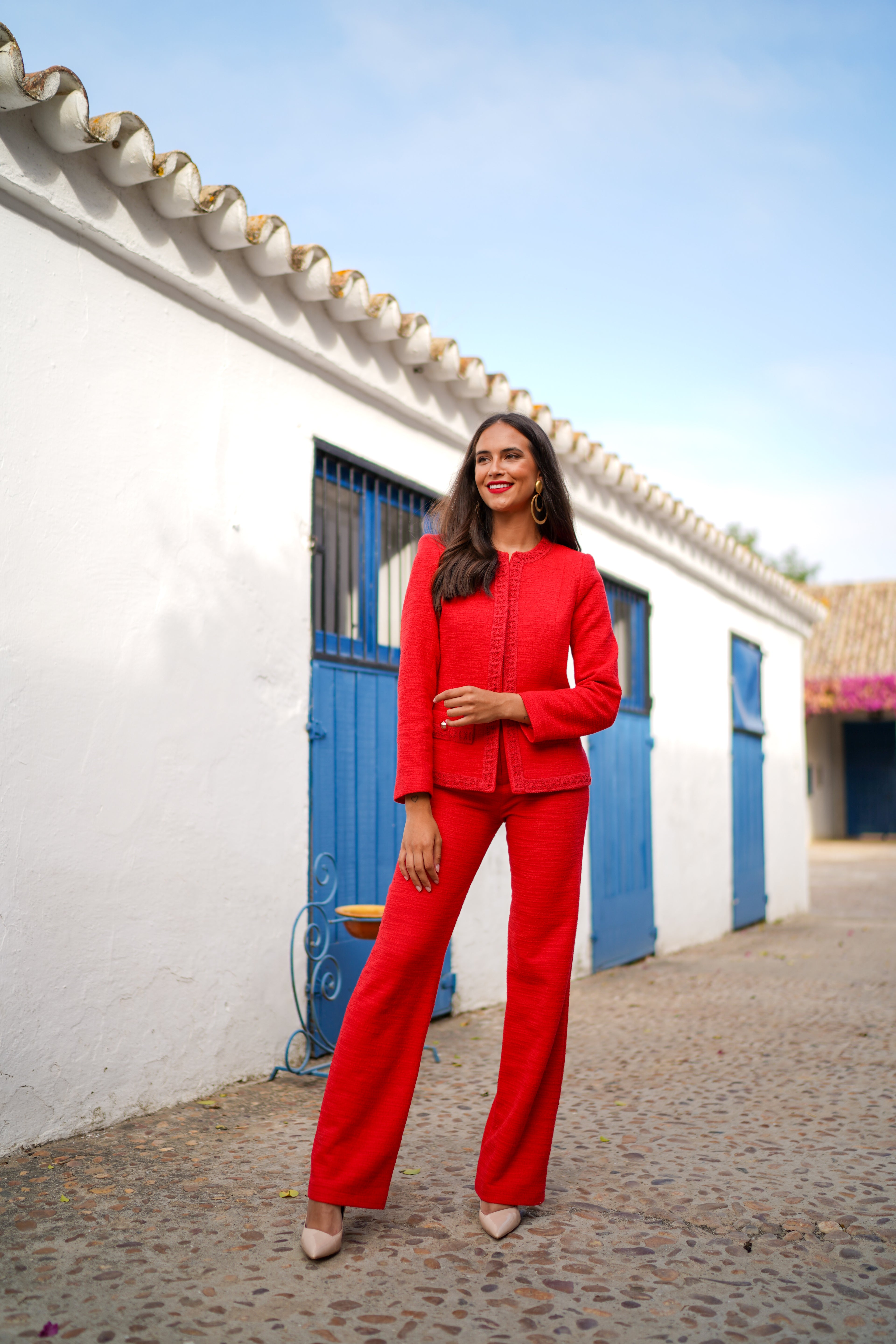 Total look aire rojo