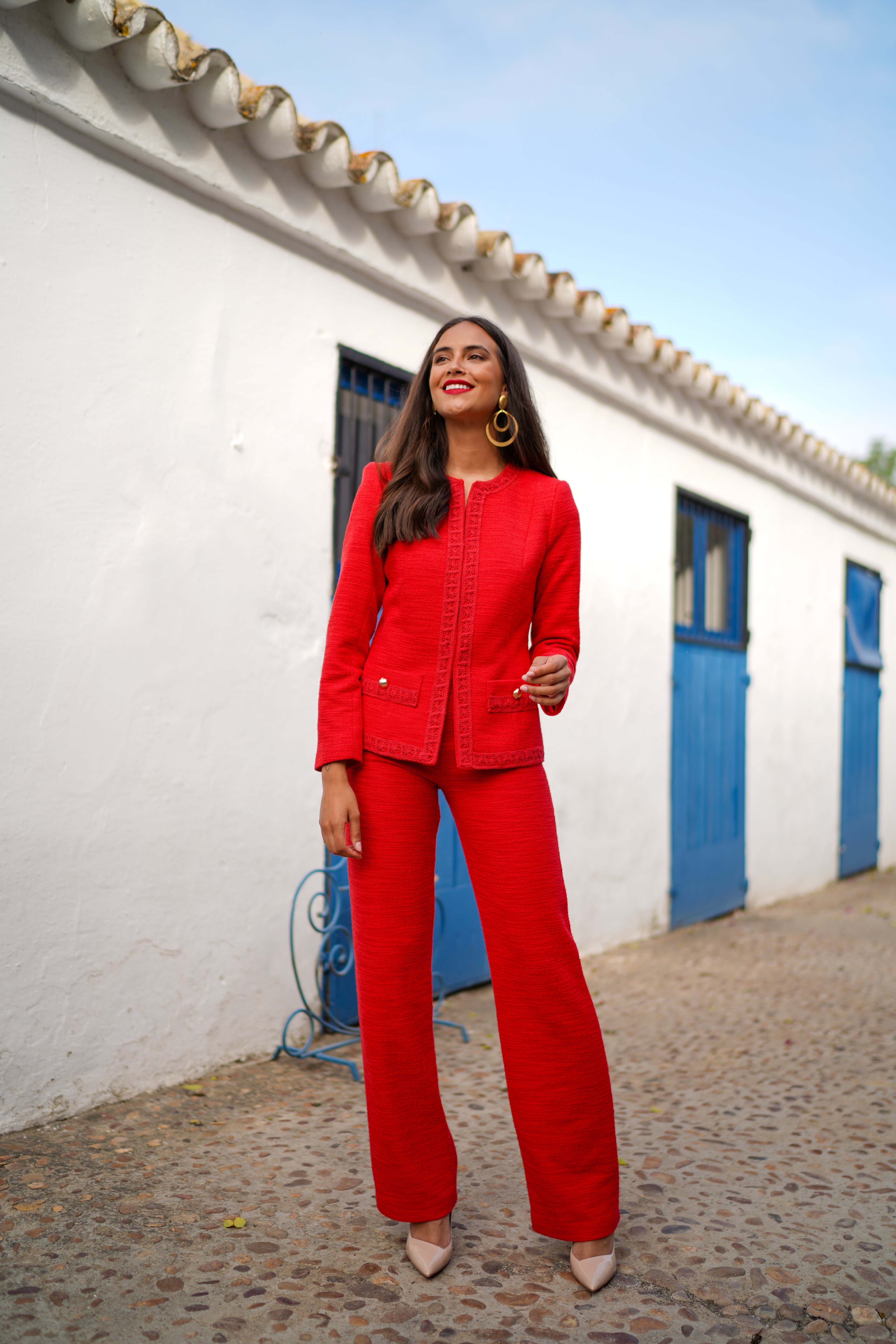Total look aire rojo