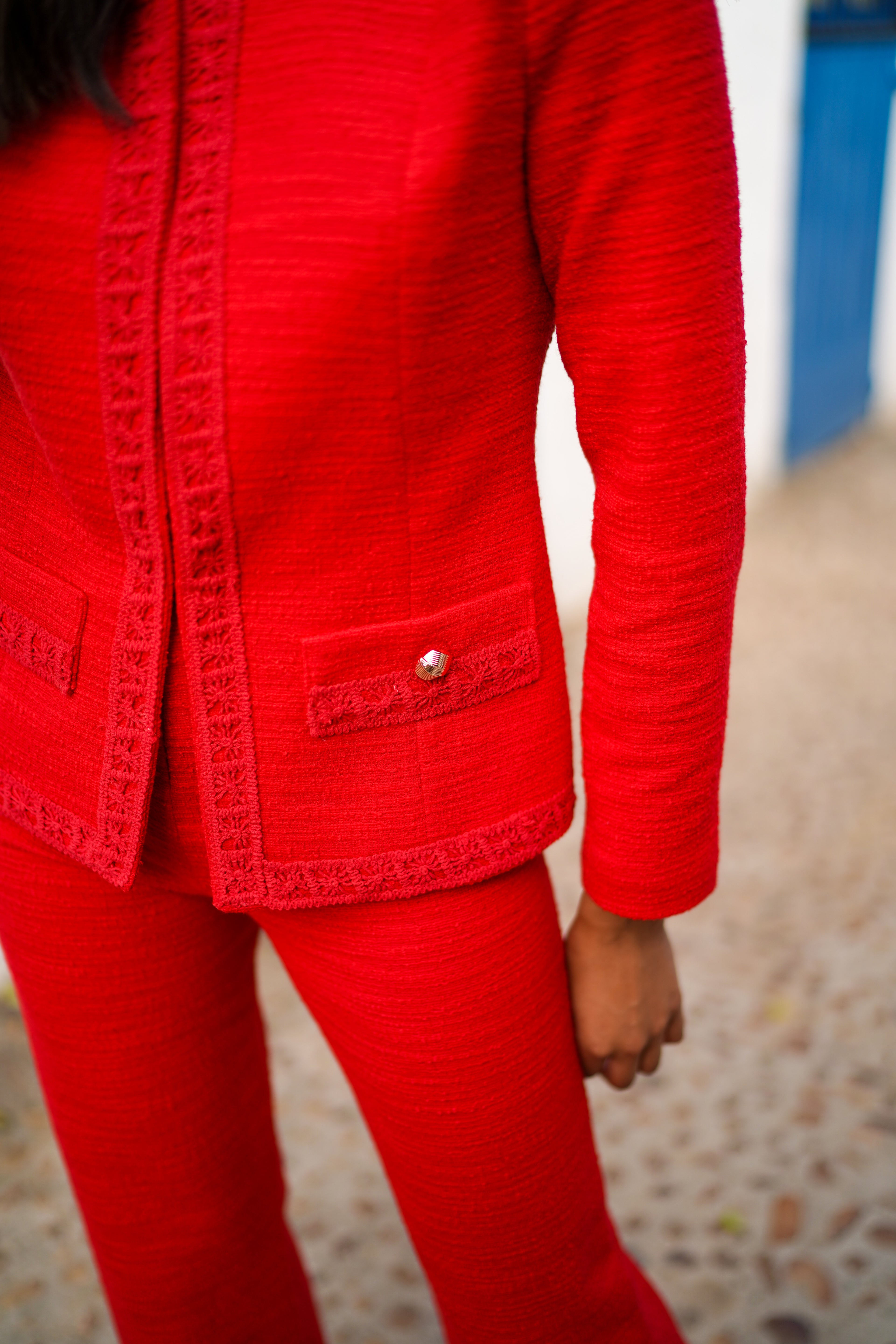 Total look aire rojo