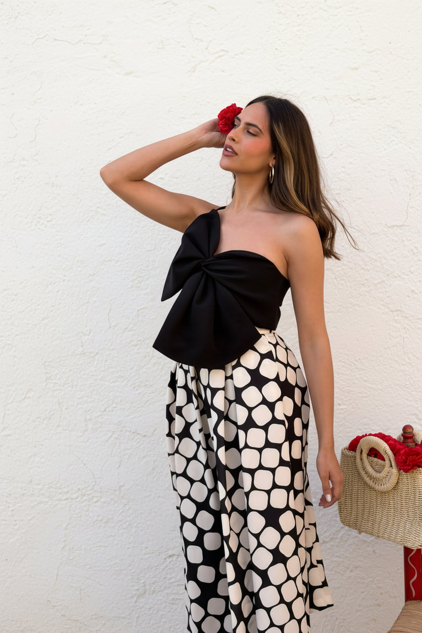 Falda Tabla Lunares