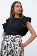 Falda Tablas Estampada