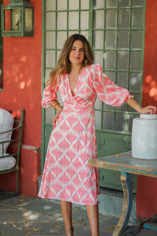Vestido estampado pico raso I // REF: 622-058
