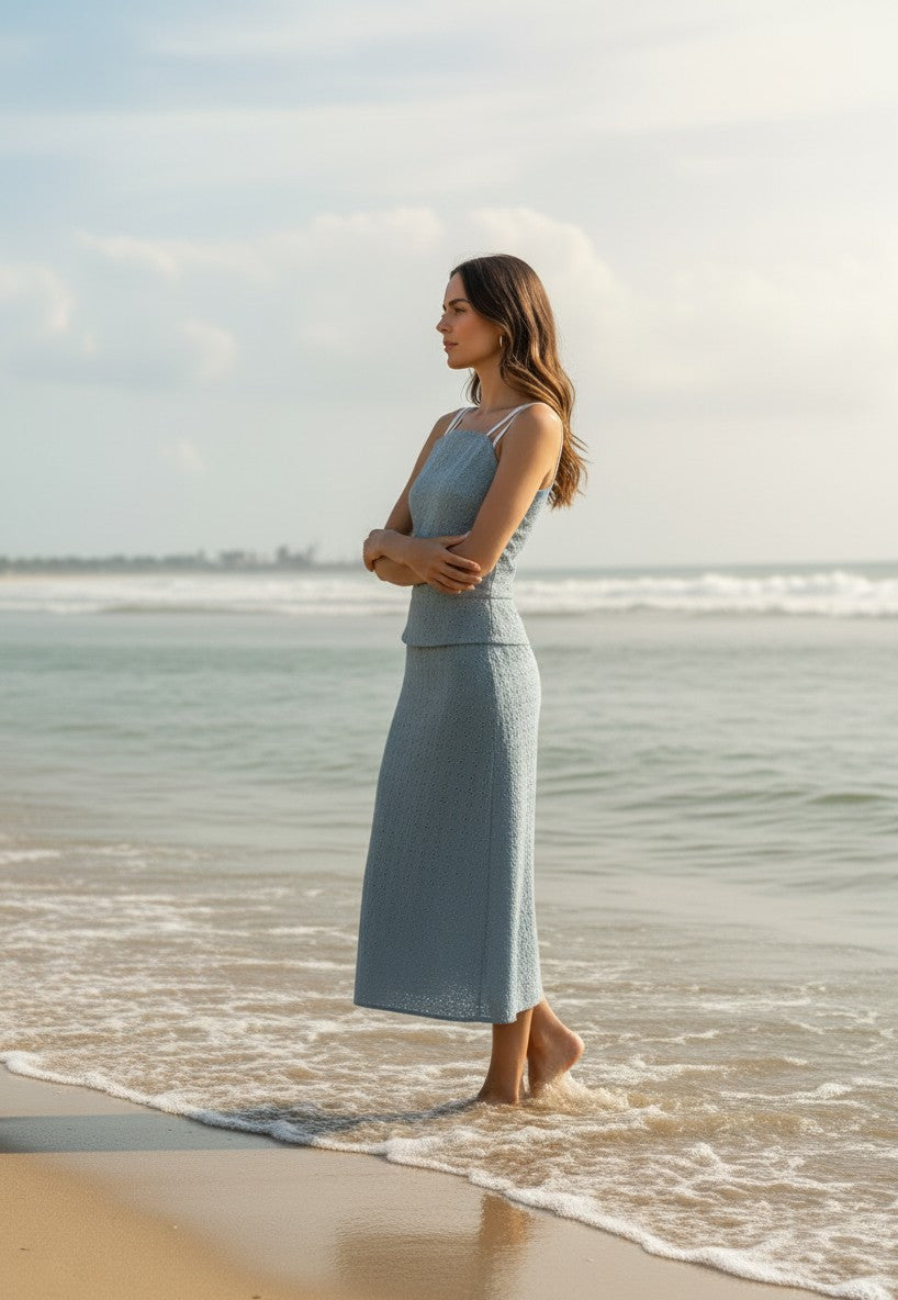 Total Look Ángela Azul Jade