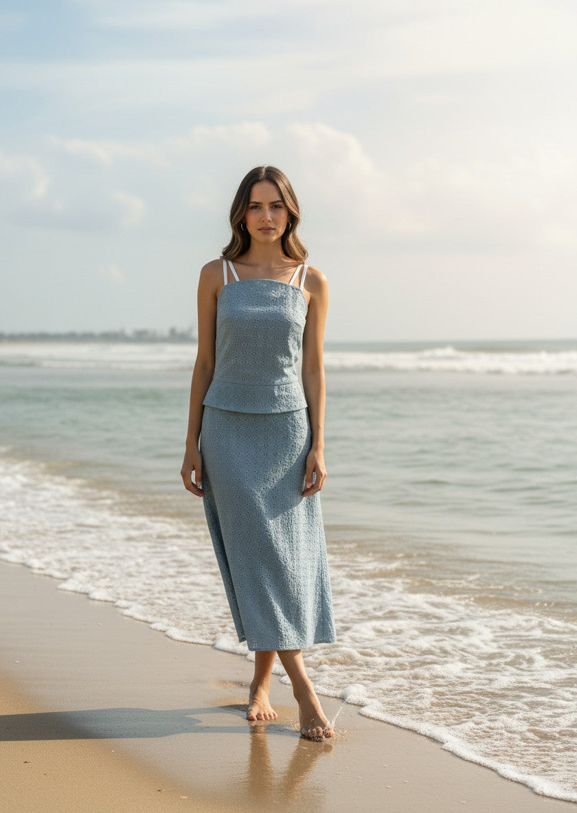 Total Look Ángela Azul Jade