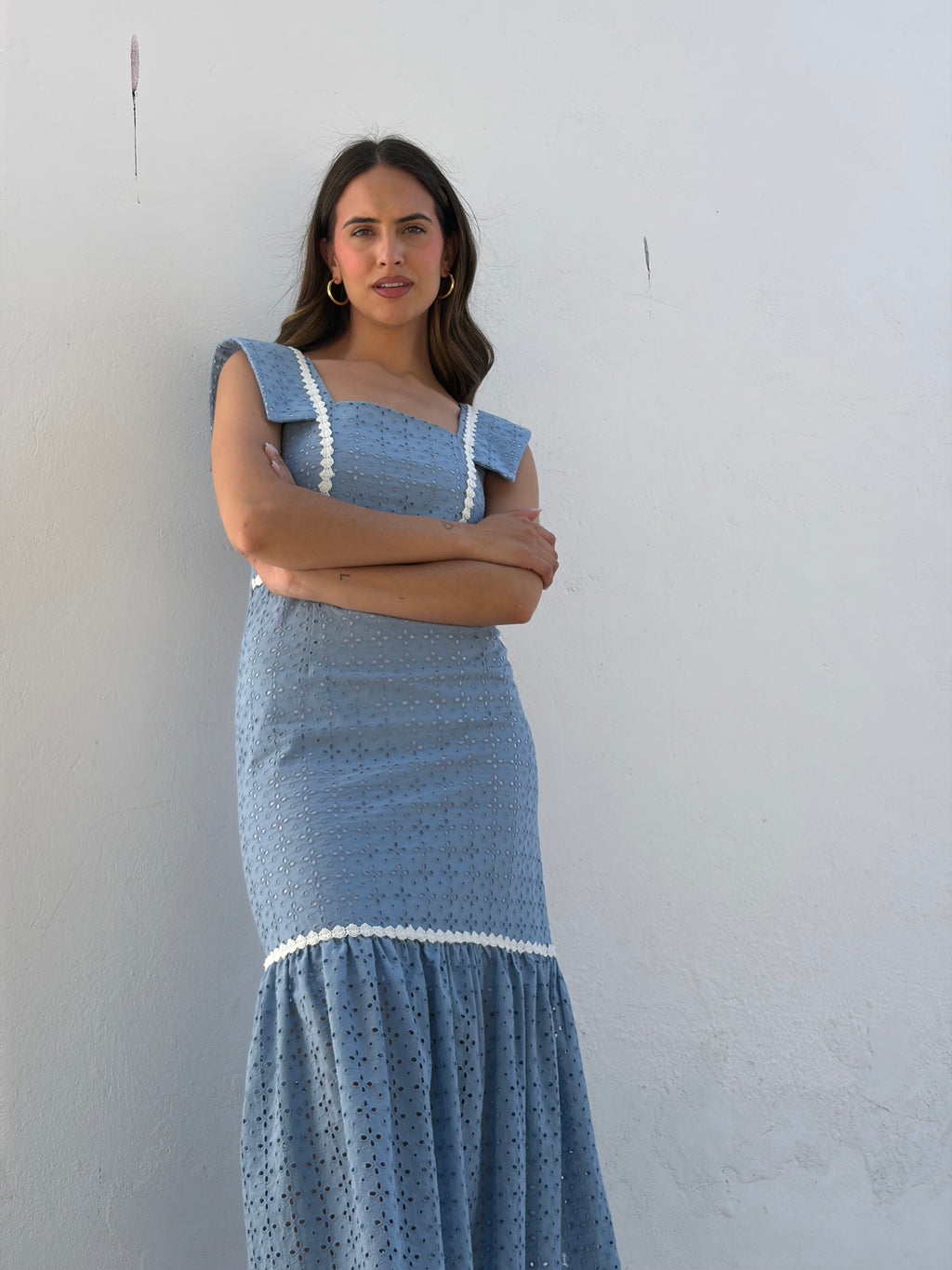 Vestido Ángela Azul Jade