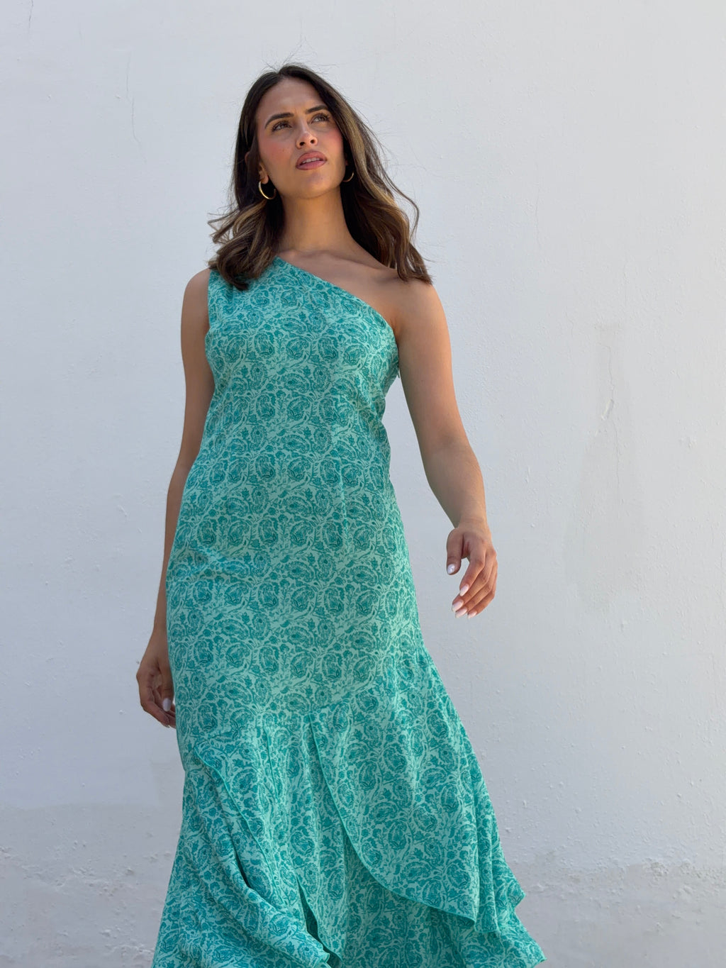 Vestido Cachemira Aguamarina