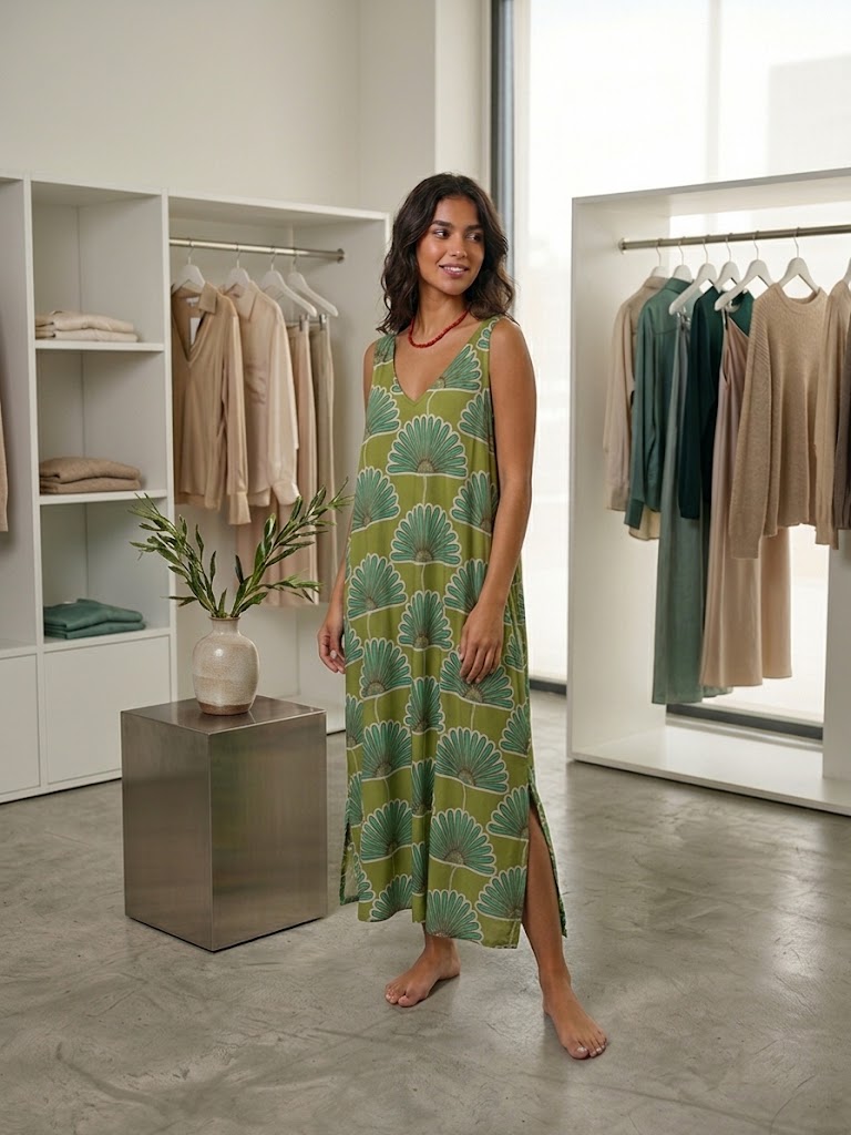 625-082 Vestido fresquito con bolsillos