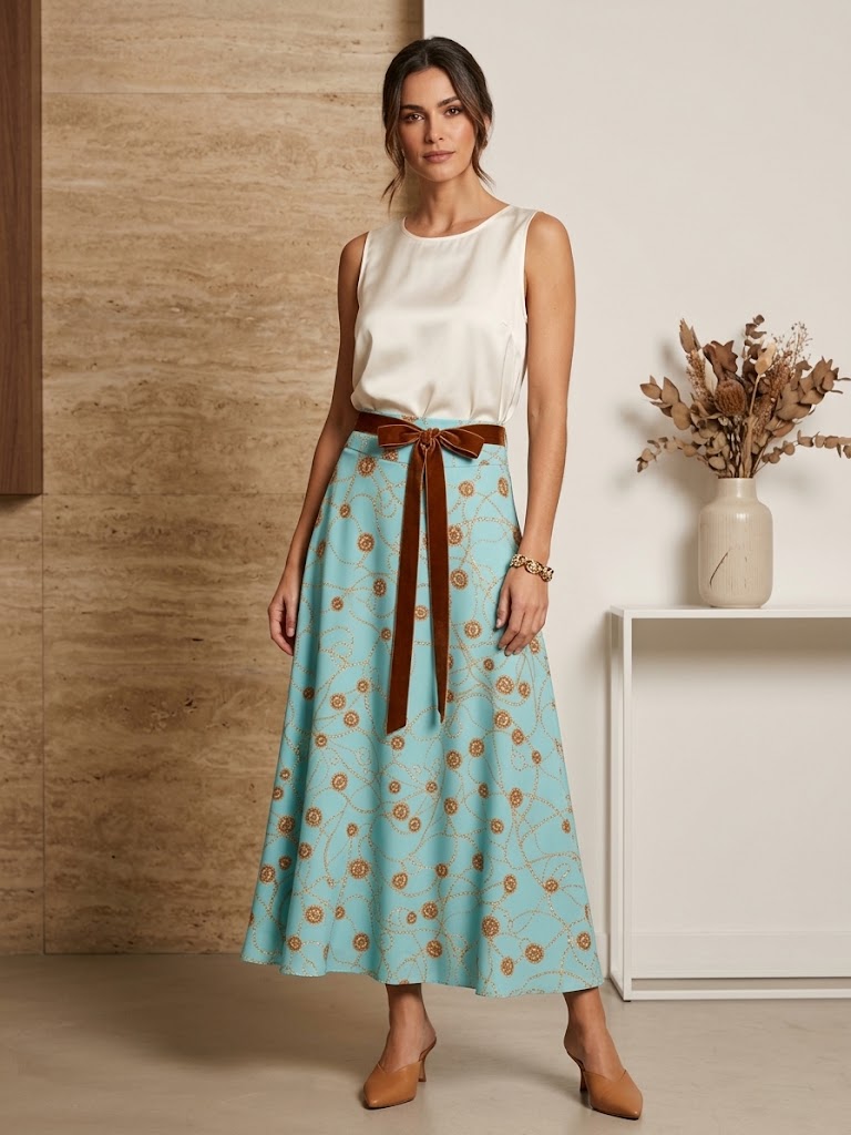 Falda larga Isabel I // REF: 420-020