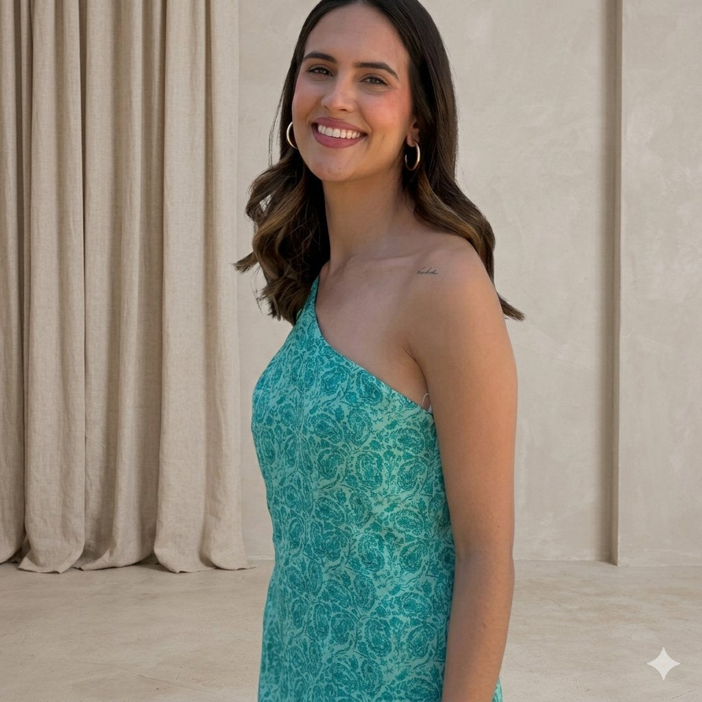 VESTIDO CACHEMIRA AGUAMARIA 625-071
