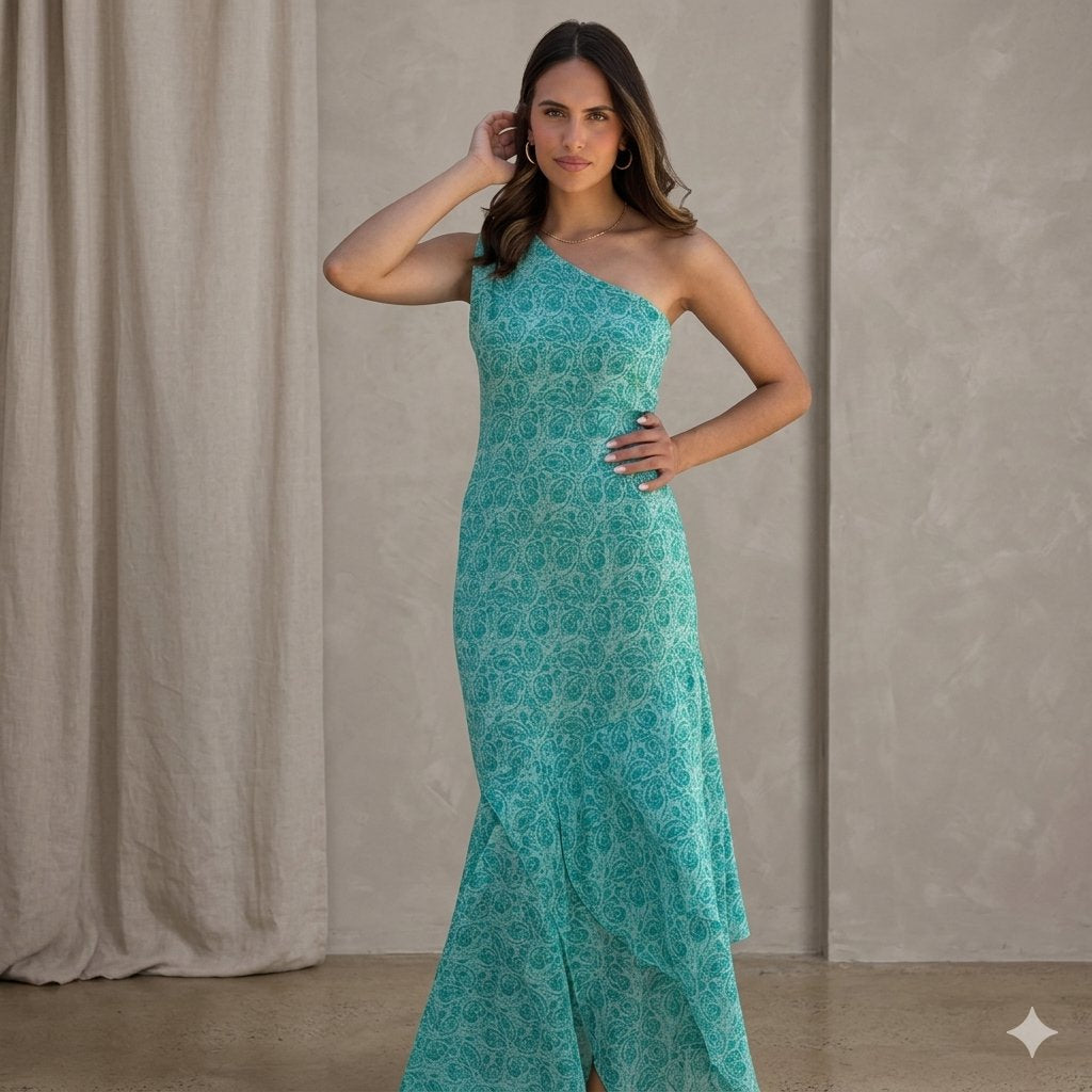 VESTIDO CACHEMIRA AGUAMARIA 625-071