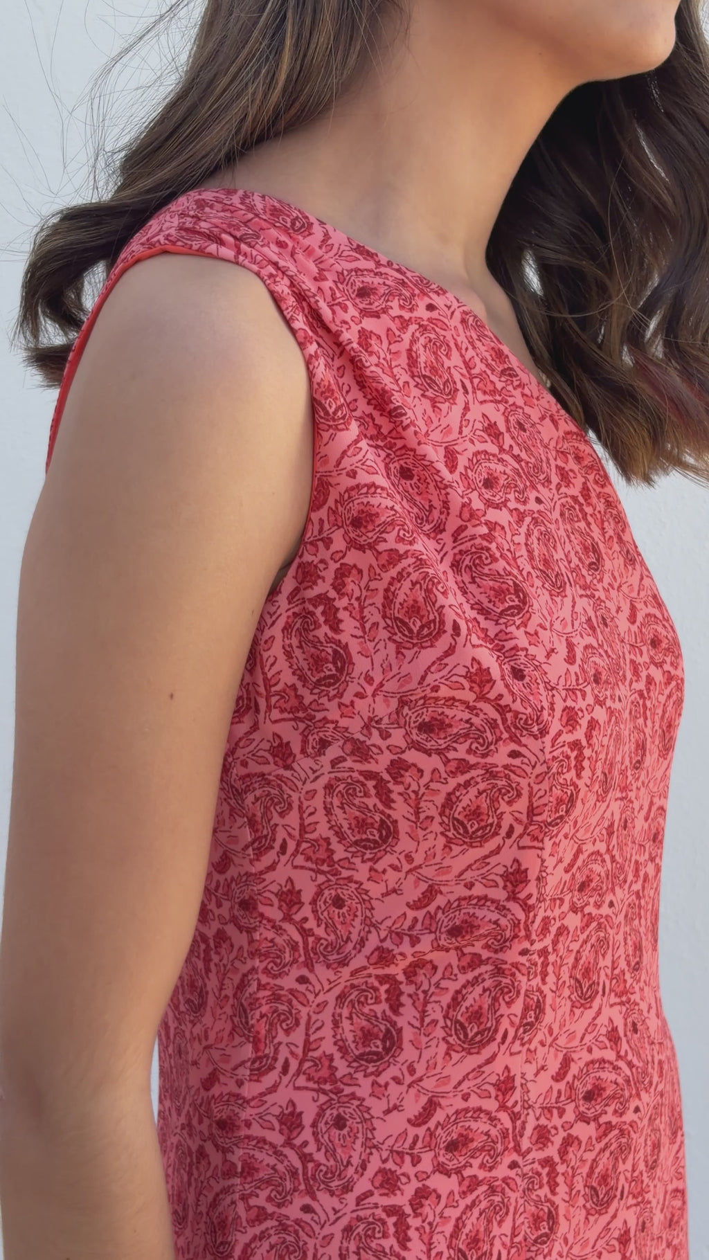 VESTIDO CACHEMIRA CORAL